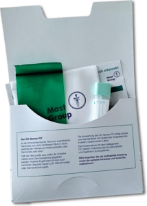 Komplett-Set für einen Stuhltest